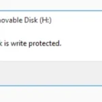 معرفی روش های رفع ارور the disk is write protected